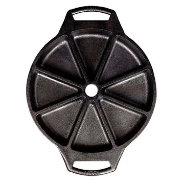 Lodge Cast Iron Wedge Pan with Silicone Handles