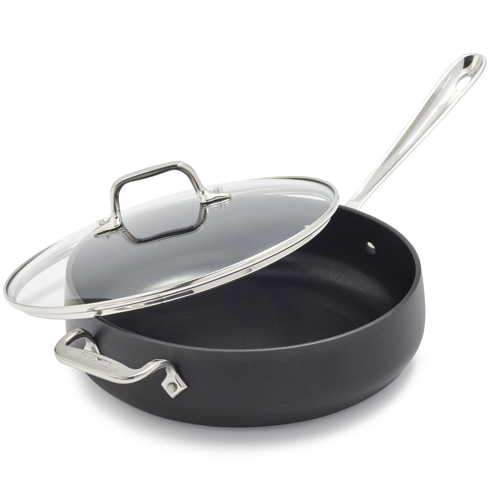 AllClad HA1 Nonstick Covered Sauté Pan Sur La Table