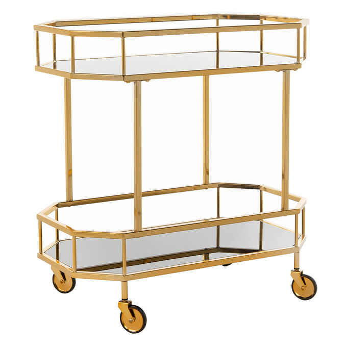 Estelle Glass Bar Cart