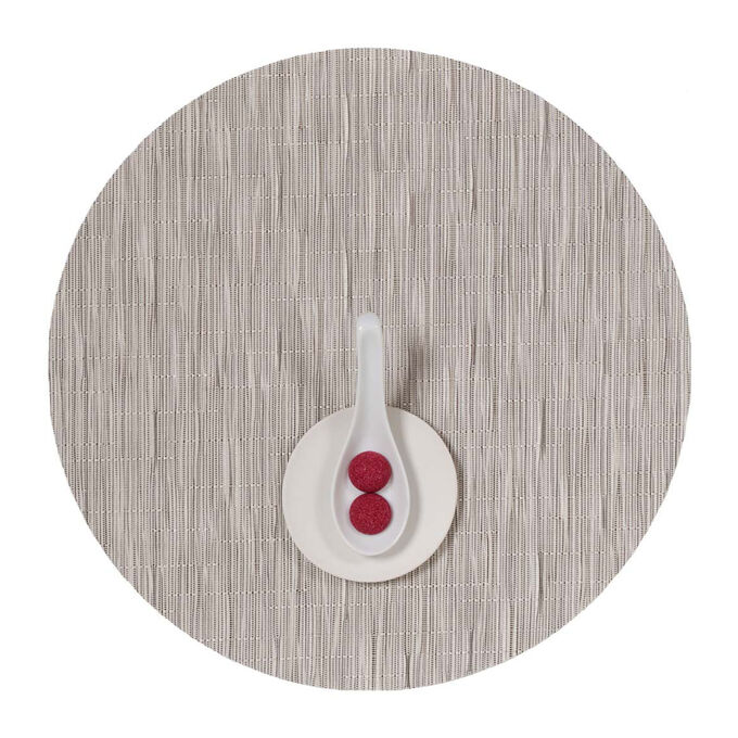 Chilewich Bamboo Round Placemat Sur La Table Chilewich Bamboo Round Placemat Sur, Chilewich Round Blue Placemats