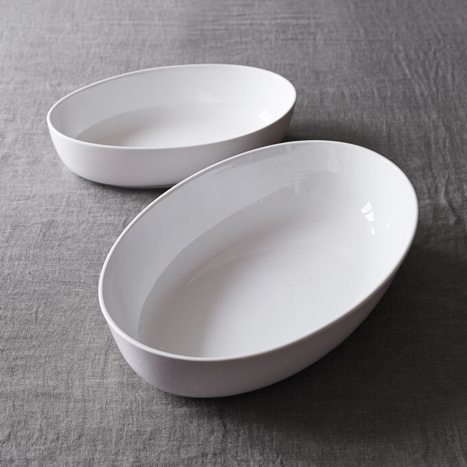 Porcelain Oval Serving Bowl Sur La Table