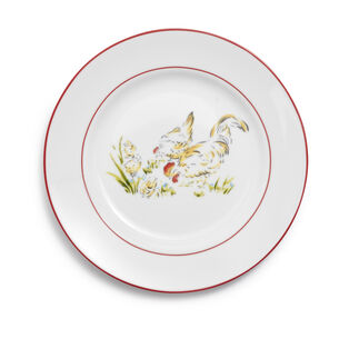 Farmhouse Rooster Salad Plate