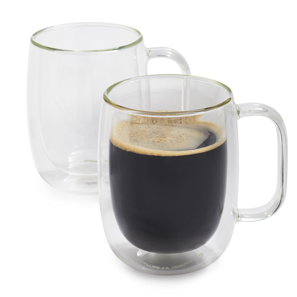 Zwilling J A Henckels Sorrento Plus Double Wall Coffee Glasses 12 Oz Sur La Table