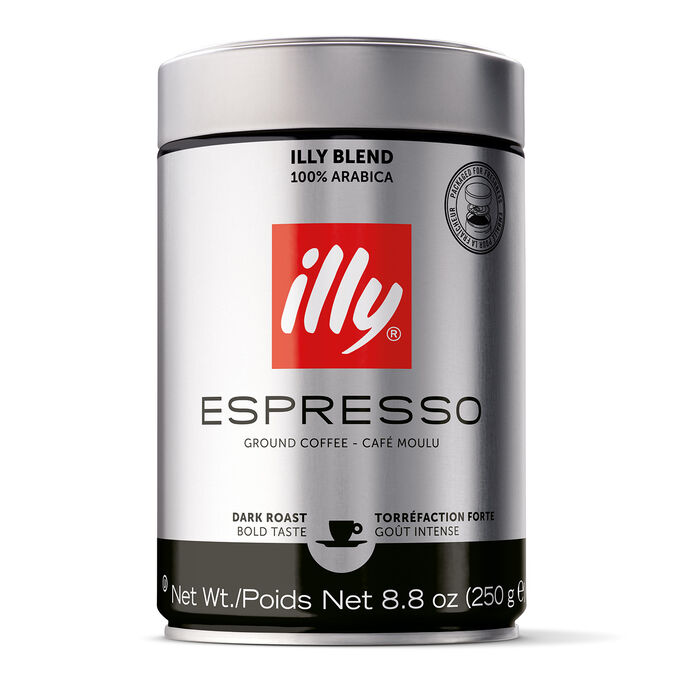illy Ground Coffee, Dark Espresso