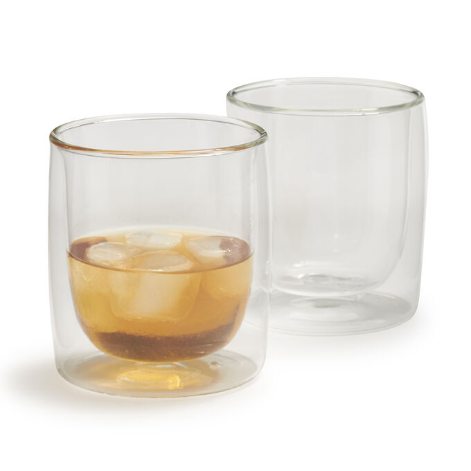 Zwilling J A Henckels Sorrento Double Wall Whiskey Glasses 9 Oz Set Of 2 Sur La Table Bourbon whiskey on table by sofa. zwilling j a henckels sorrento double wall whiskey glasses 9 oz set of 2