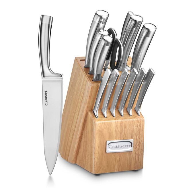 Cuisinart Pro 15-Piece Stainless Steel Knife Block Set