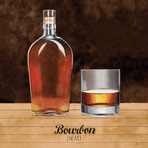 Caspari Bourbon Cocktail Napkins, Set of 20