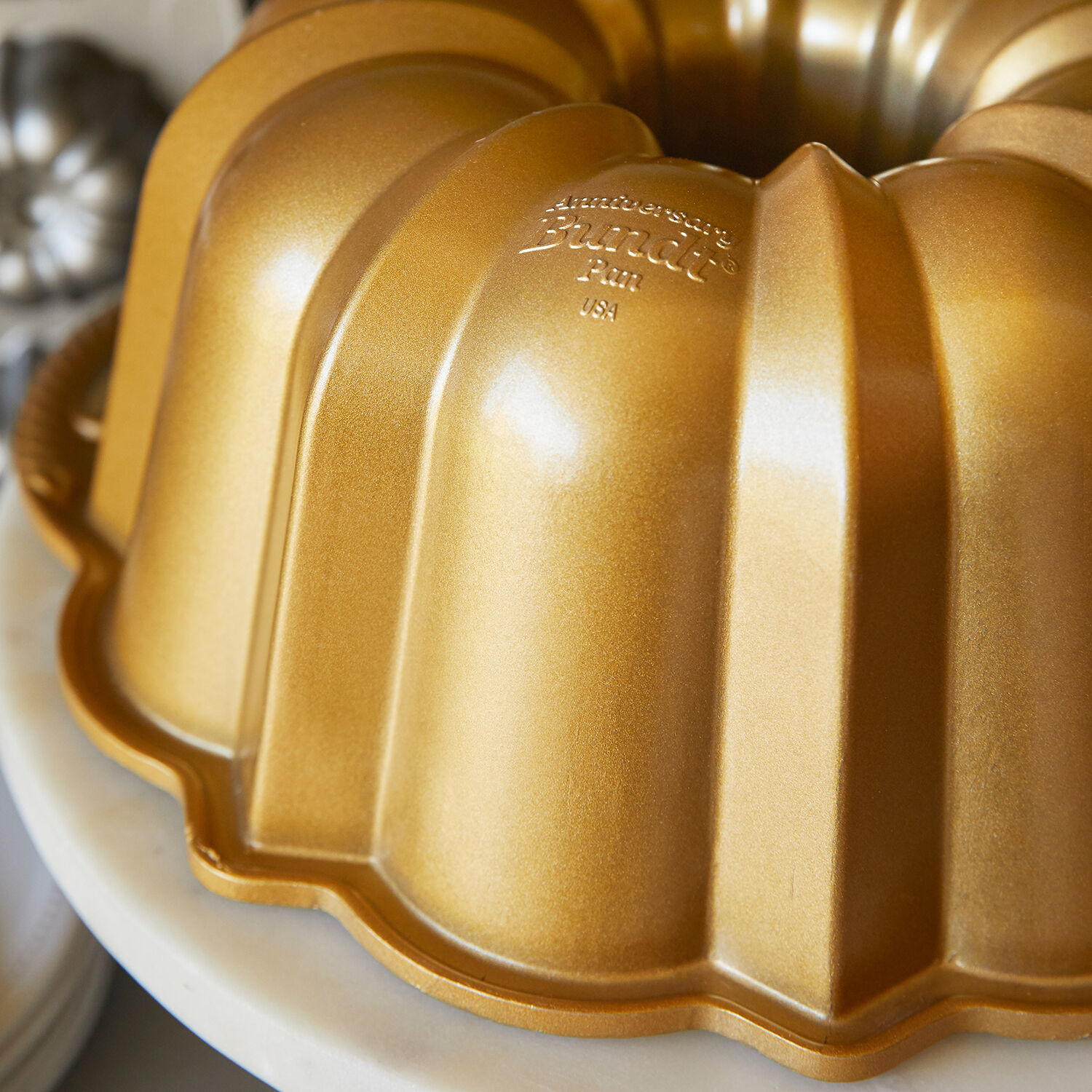 nordic ware 12 cup bundt pan gold