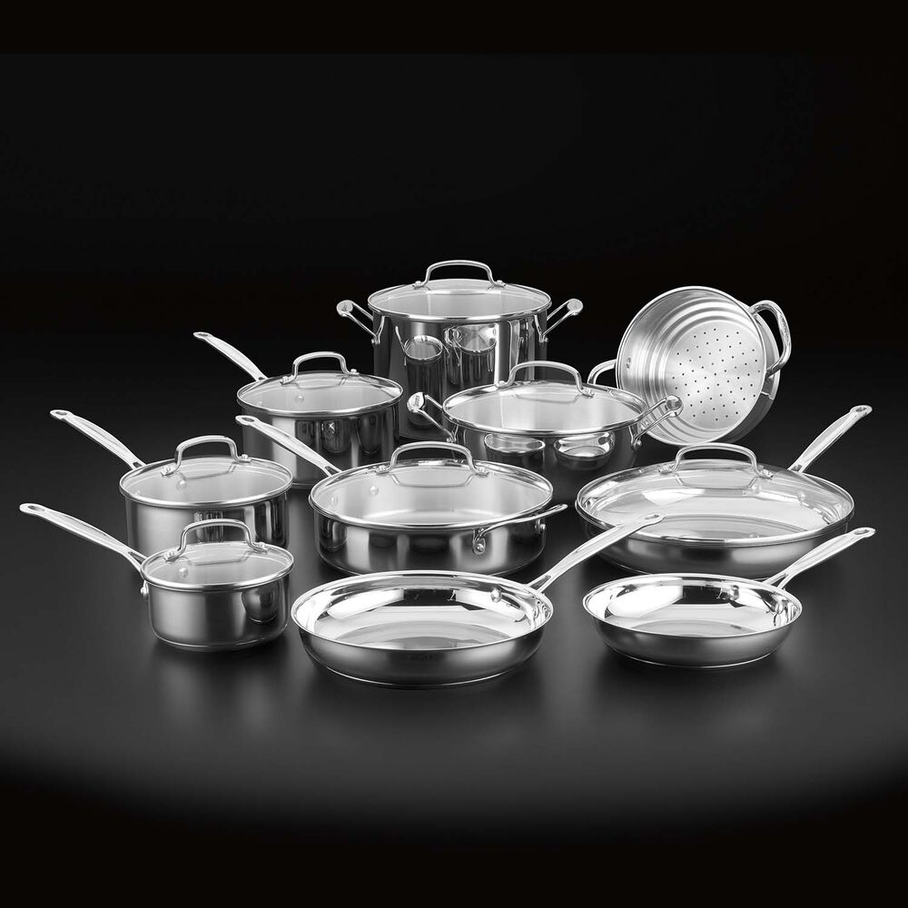 Cuisinart Stainless Steel 17 Pc Cookware Set