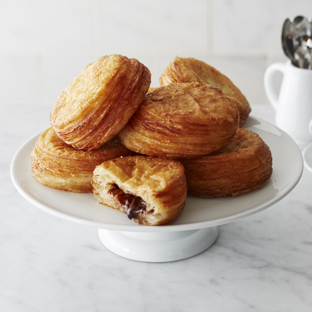 Gaston S Bakery Chocolate Hazelnut Filled Croissants Sur La Table