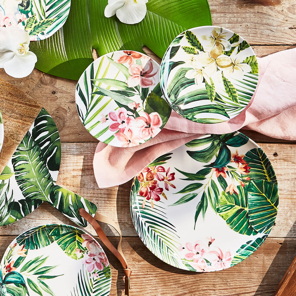 Cabana Melamine Appetizer Plates, Set of 4 Sur La Table