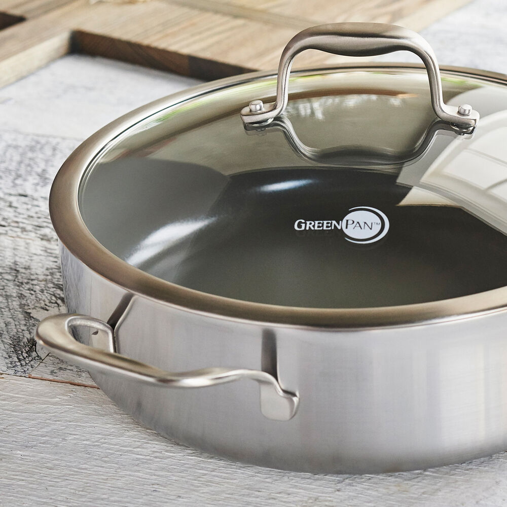 Greenpan Diamond Evershine Saute Pan 5 Qt Sur La Table