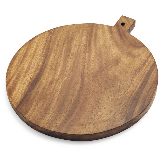 Acacia Wood Round Cheese Paddle