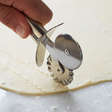 Sur La Table Stainless Steel Double Pastry Cutter