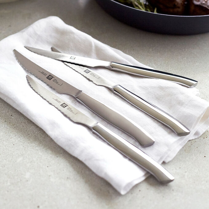 Zwilling J.A. Henckels Twin Stainless Steel Steak Knives, Set of 4