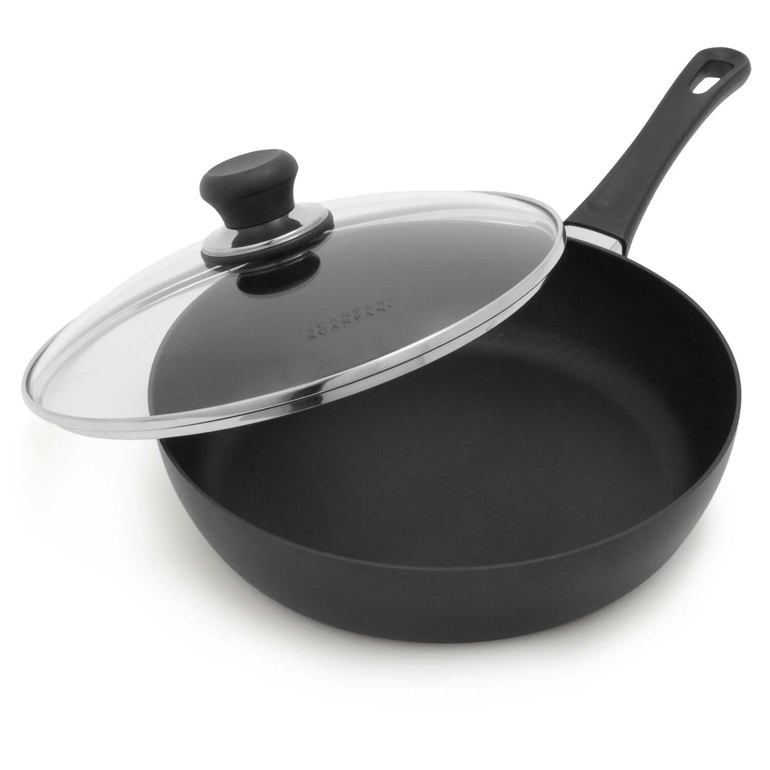 large frying pan with lid