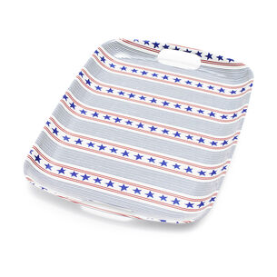 Stars & Stripes Melamine Tray, 19" x 13.7" 