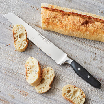 W&#252;sthof Epicure Slate Double-Serrated Bread Knife, 9&#34;