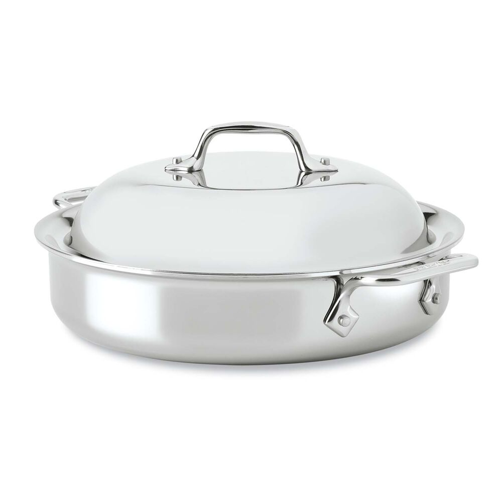 AllClad D3 Stainless Steel 50th Anniversary Casserole with Lid, 3 qt