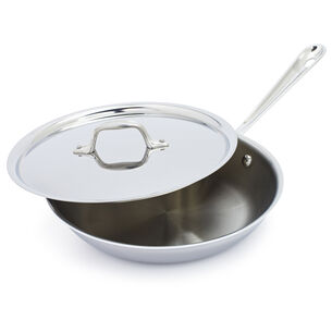 All-Clad D3 Stainless-Steel Skillet with Lid