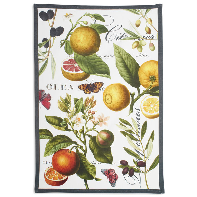 Sur La Table Botanical Citrus Kitchen Towel