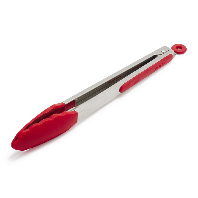 Sur La Table Silicone-Tipped Tongs, 12&#34;