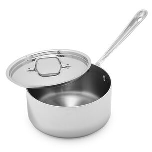 All-Clad d3 Stainless Steel Saucepans with Lids