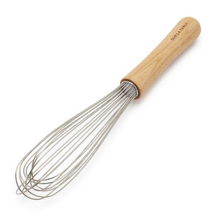 Sur La Table Beechwood-Handled French Whisk, 12&#34;