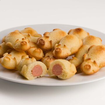 Mobi 12 Little Pigs in Blankets Silicone Mold