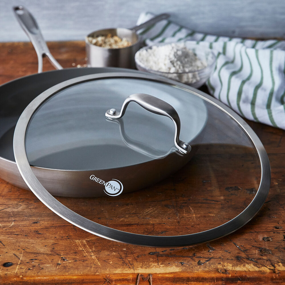 GreenPan Diamond + Evershine Skillet with Lid, 12" Sur La Table