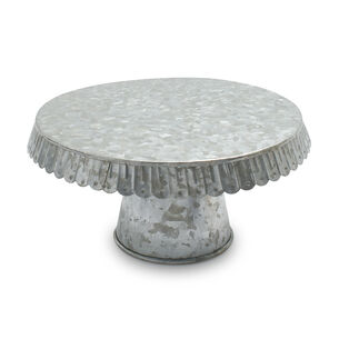 Galvanized Cake Stand