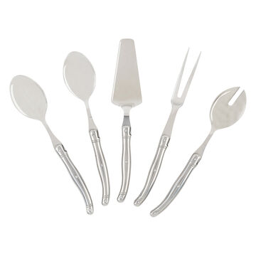 French Home Faux Stainless Laguiole Hostess Servers, Set of 5