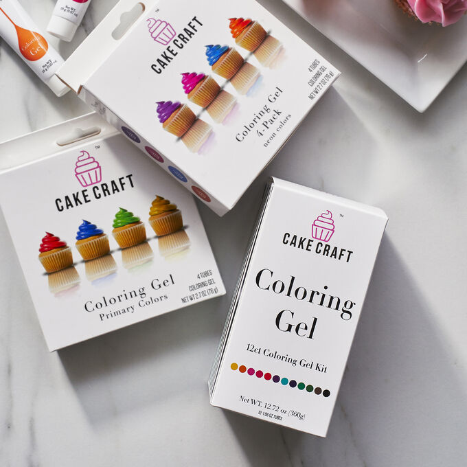 Cake Craft 12-Pack Coloring Gel Kit