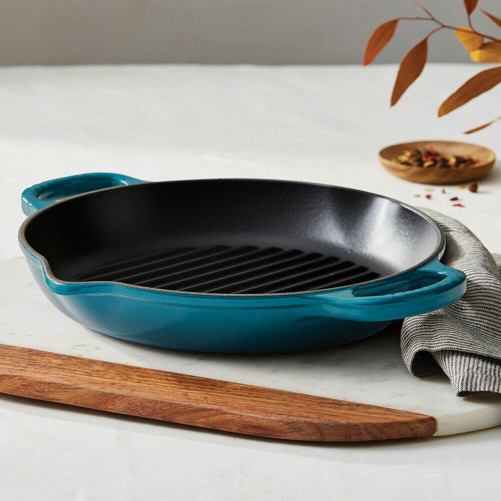 Le Creuset Deep Round Grill Pan, 9.75" Sur La Table