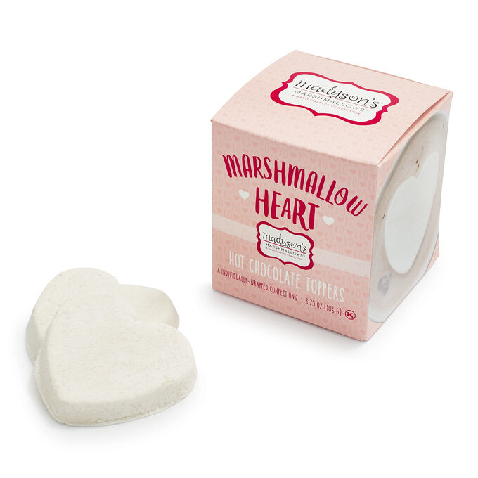 Marshmallow Heart Hot Cocoa Toppers, 6 count