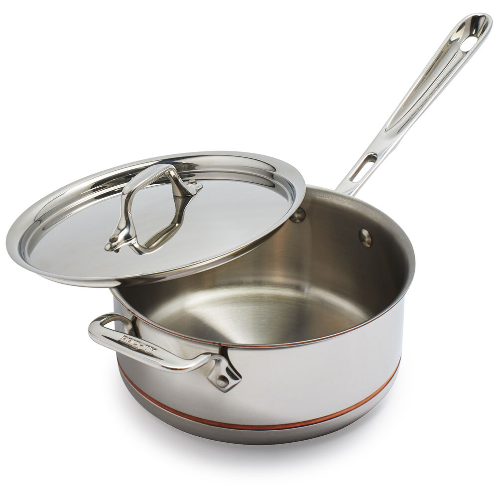 All Clad Copper Core Saucepan Sur La Table You'll appreciate copper core performance in a frying pan or saute pan. all clad copper core saucepan