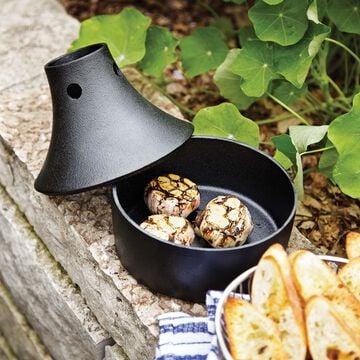 Outset Cast-Iron Beer Can Chicken Holder and Flavor Infuser