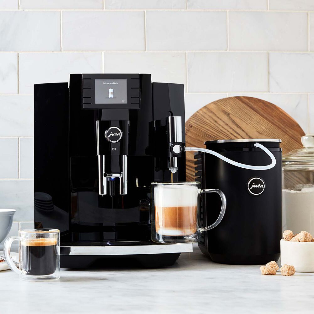 JURA E8 Automatic Coffee Machine, Piano Black Sur La Table