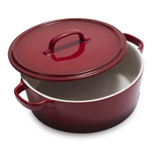 Sur La Table La Marque 84 Stoneware Round Casserole with Lid, 4.5 qt.