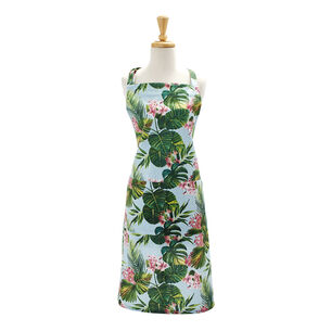Blue Cabana Leaf Apron 