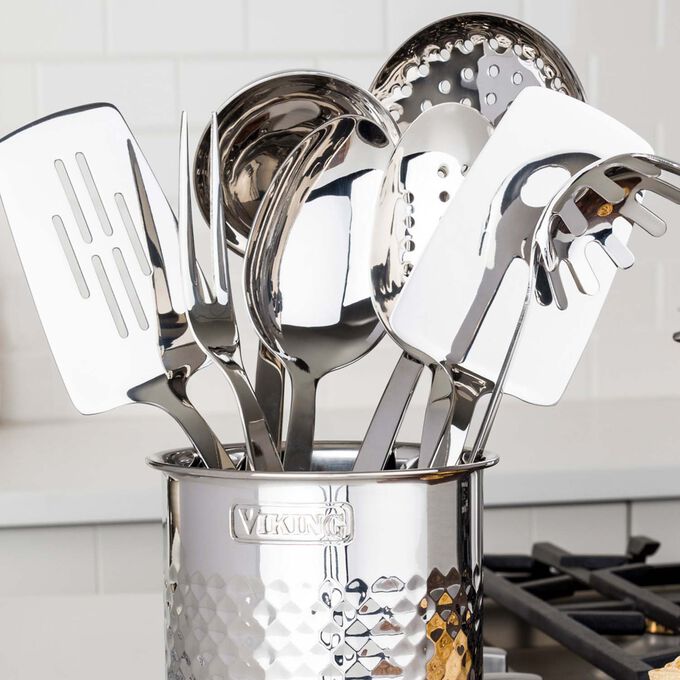 Viking Stainless Steel 8-Piece Utensil Set | Sur La Table