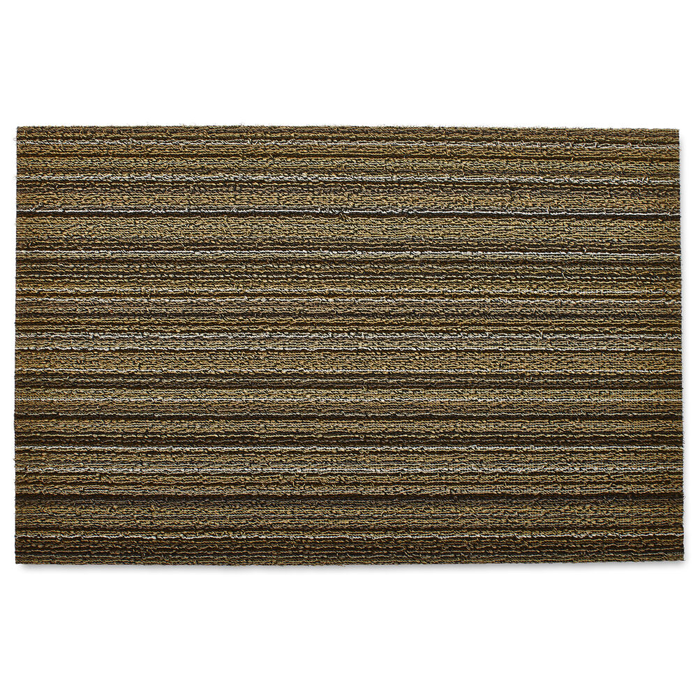 Chilewich Skinny Stripe Shag Mat, Mushroom
