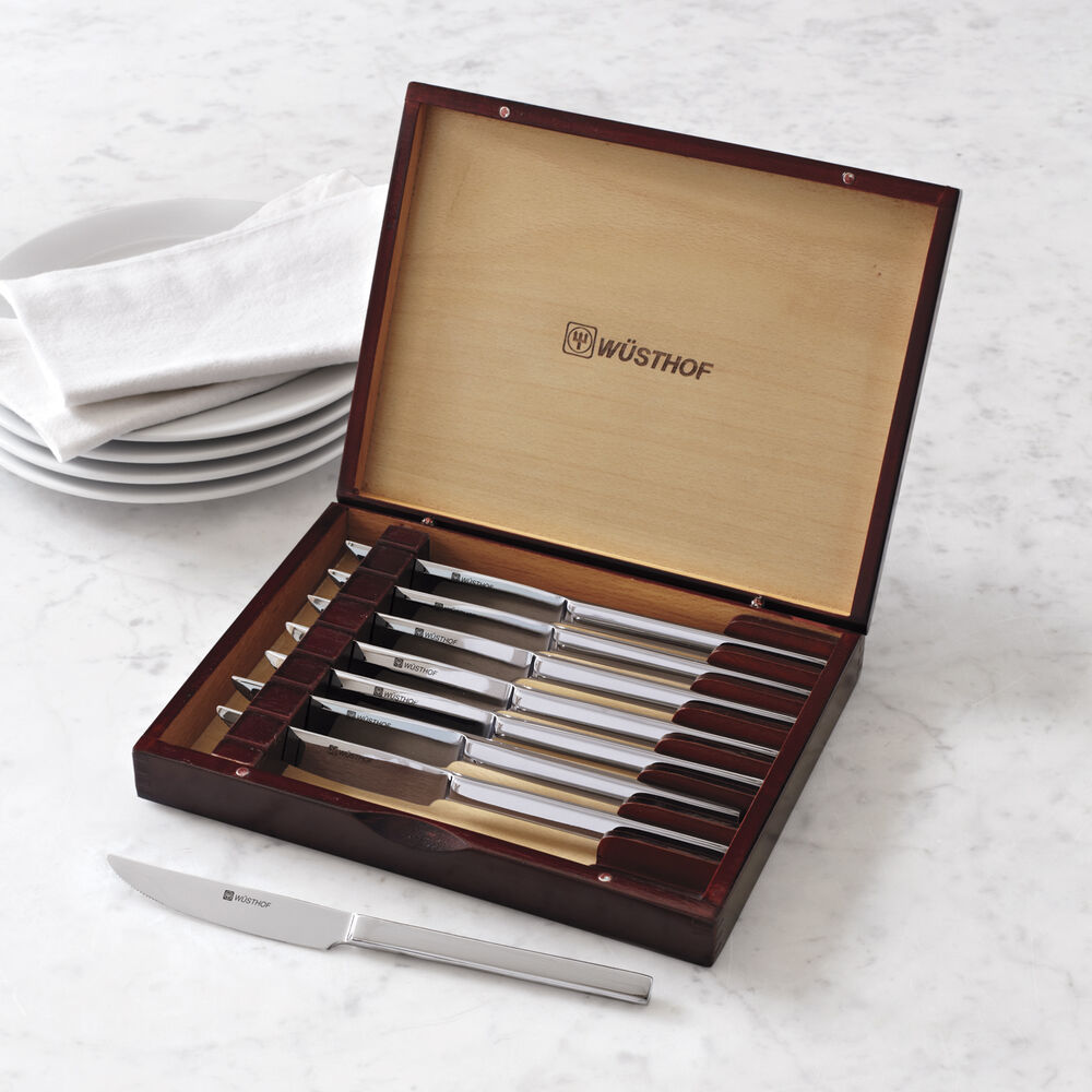 Wüsthof 8Piece Steak Knife Set in Presentation Box Sur La Table