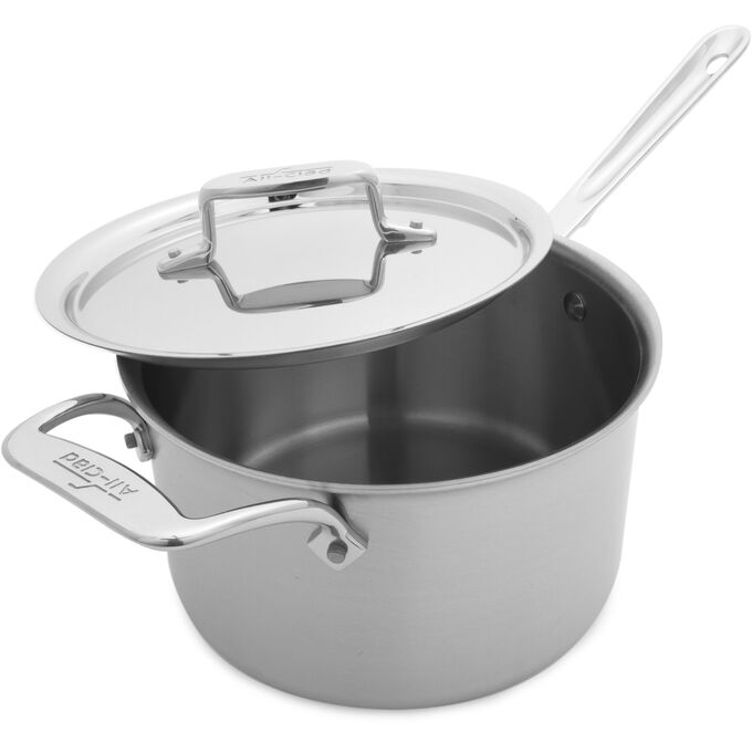All-Clad d5 Brushed Stainless Steel Saucepans | Sur La Table All Clad D5 Brushed Stainless Steel Saucepans
