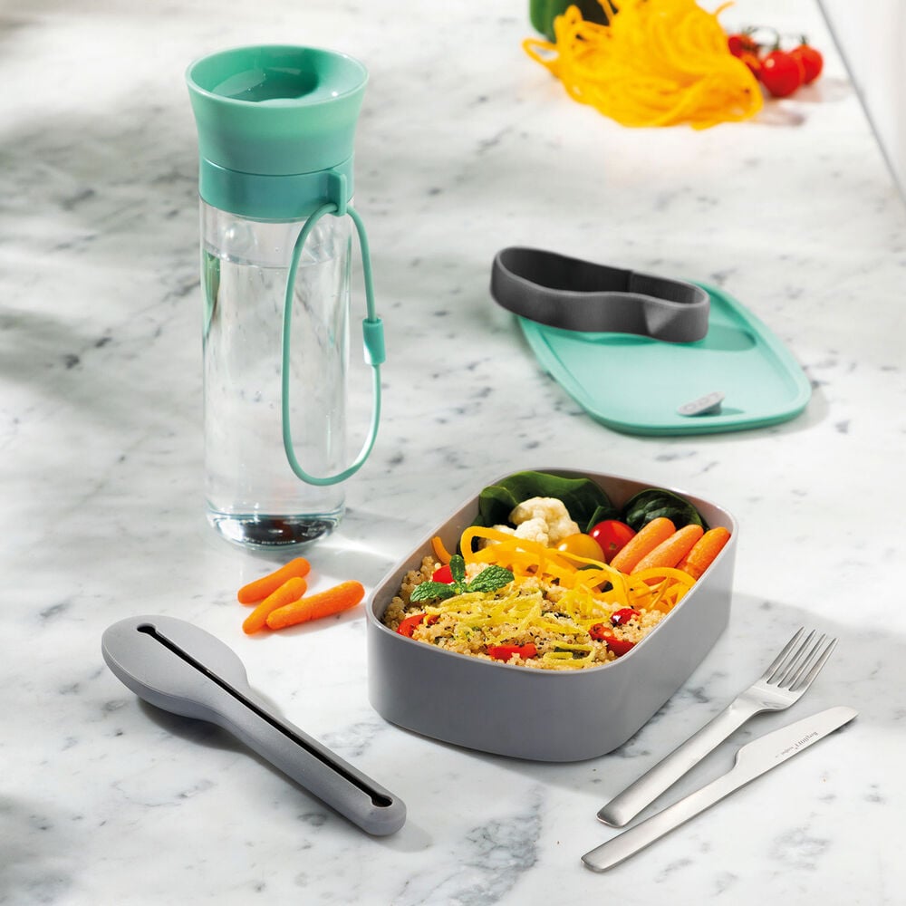 Berghoff Leo Lunch Set, Water Bottle, Flatware and Bento ...