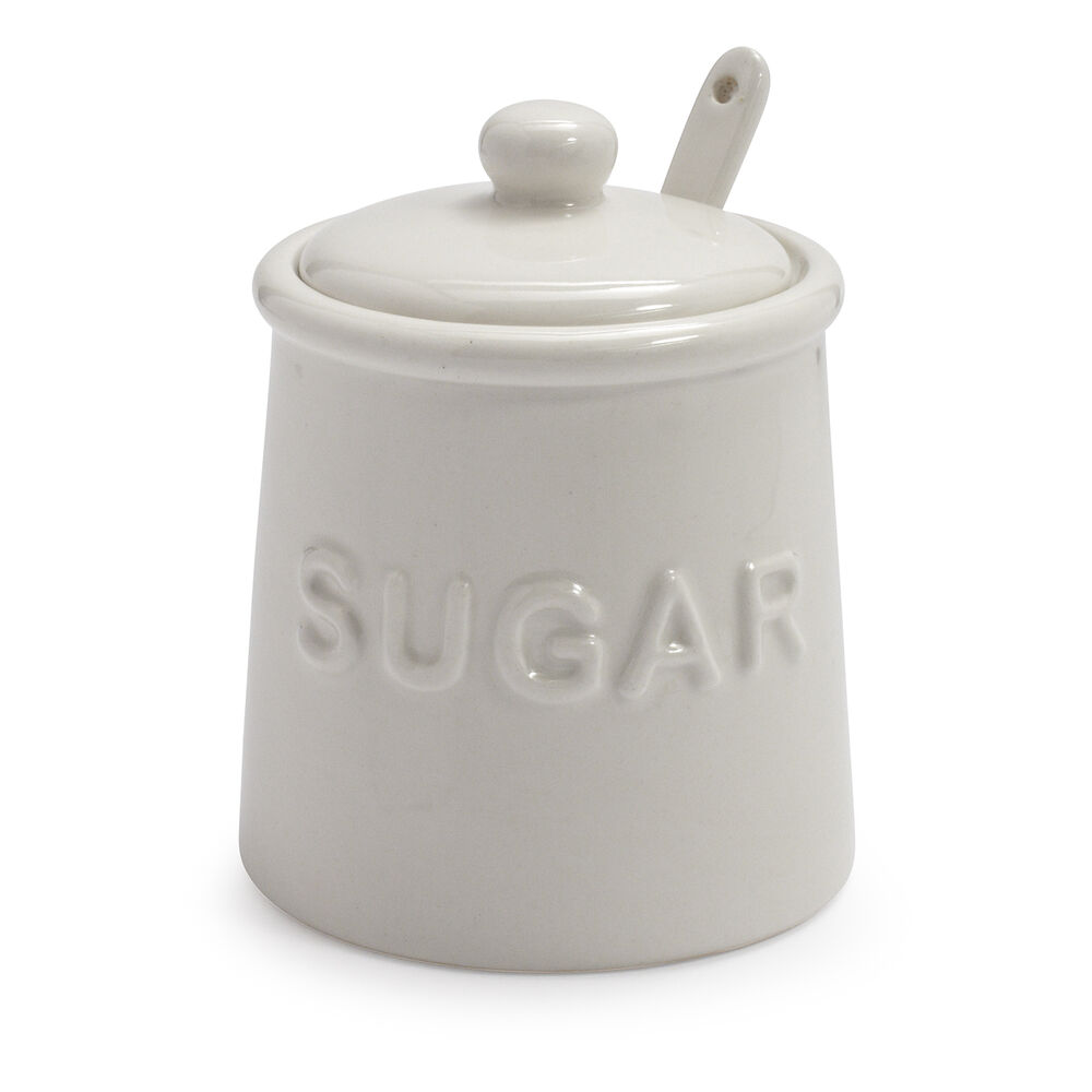 Sugar Bowl with Lid and Serving Spoon Sur La Table