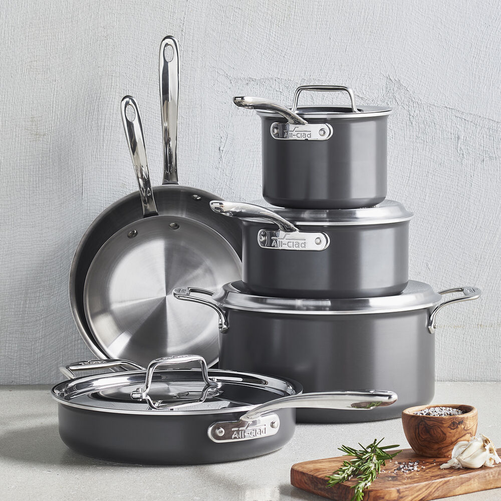 AllClad LTD 10Piece Cookware Set Sur La Table