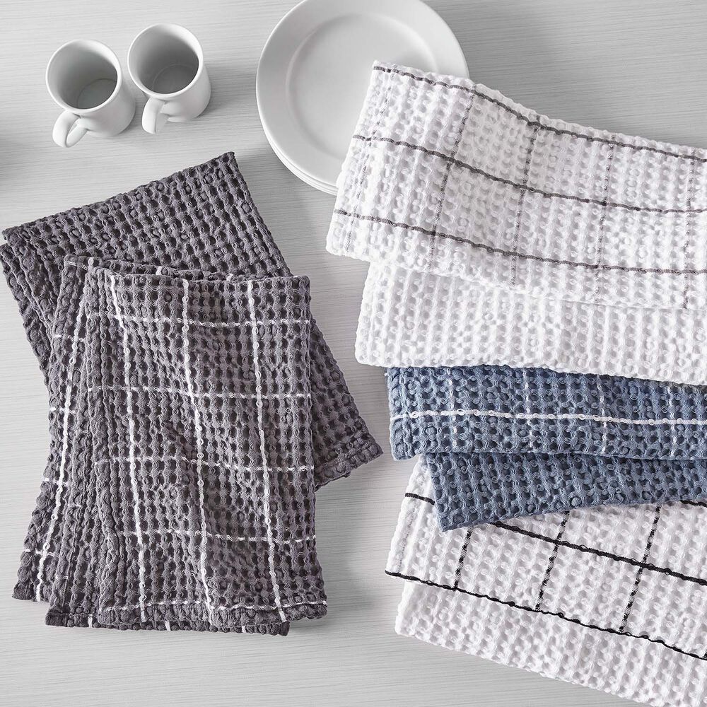 Washed Waffle Kitchen Towels, Set of 2 Sur La Table
