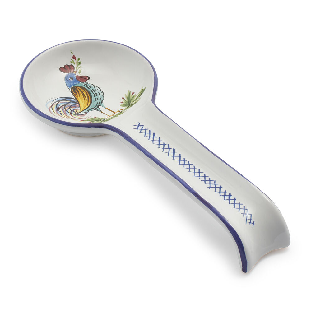Rooster Deruta Spoon Rest Sur La Table