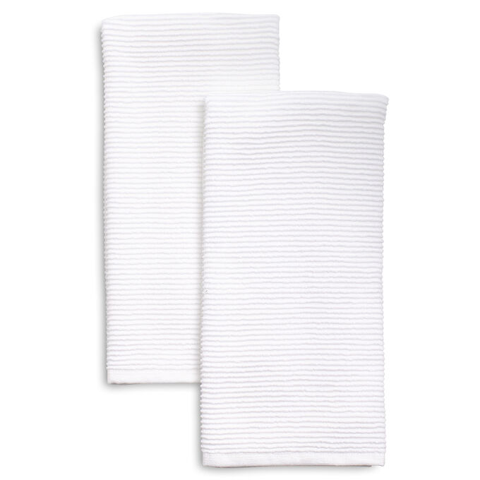 Ribbed Kitchen Towels 30 X 20 Set Of 2 Sur La Table